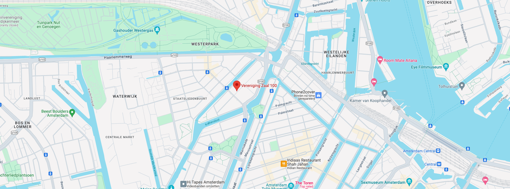 Map to Oktopedians Practice location (click to go to google maps)